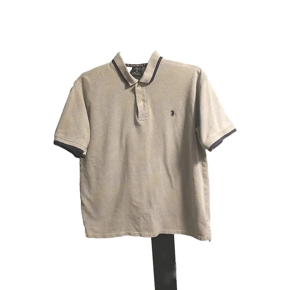 Polo Ralph Lauren Light Grey Polo Shirt – Men’s Size M – Classic Fit